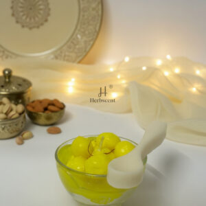 herbscent rasmalai candle