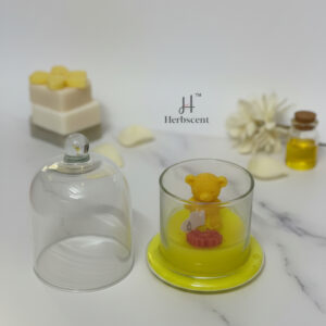 herbscent bell jar mango candle