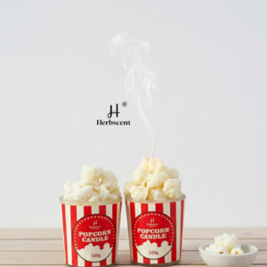 herbscent popcorn candle