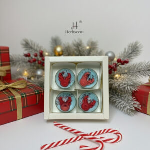 Herbscent Christmas Tealight Candle(Pack of 4)