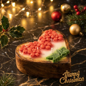 Herbscent Christmas Heart Candle
