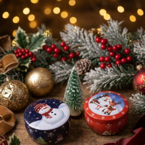 Herbscent Christmas Tin Candle